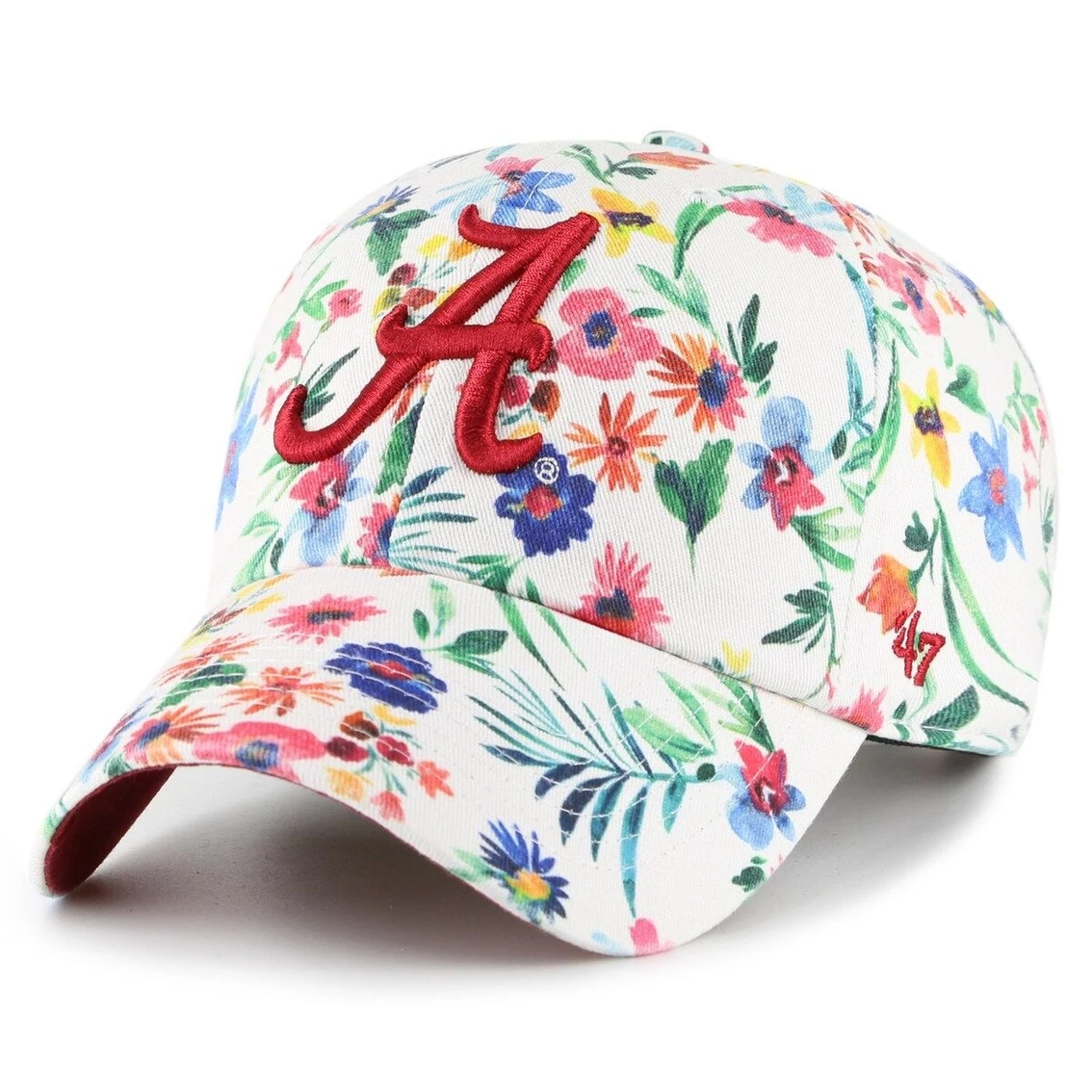 '47 Women's White Alabama Crimson Tide Highgrove Clean Up Adjustable Hat 4 '47 Women's White Alabama Crimson Tide Highgrove Clean Up Adjustable Hat - Image 2