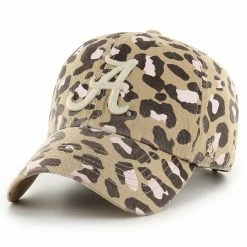 '47 Women's Khaki Alabama Crimson Tide Bagheera Clean Up Adjustable Hat