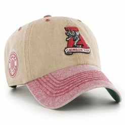 '47 Men's Khaki Alabama Crimson Tide Vintage Eldin Clean Up Adjustable Hat