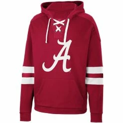 Colosseum Men's Crimson Alabama Crimson Tide Lace-Up 4.0 Pullover Hoodie 8 Colosseum Men's Crimson Alabama Crimson Tide Lace-Up 4.0 Pullover Hoodie -Nike Sales Store DSCO1161593657 4633 ALT2
