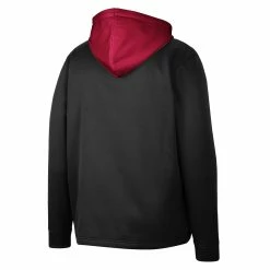 Colosseum Men's Black Alabama Crimson Tide Luge 3.0 Quarter-Zip Hoodie -Nike Sales Store DSCO1161595978 1007 ALT3