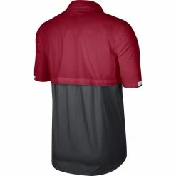 Nike Men's Crimson Alabama Crimson Tide Coaches Half-Zip Pullover Jacket -Nike Sales Store DSCO1161602553 2840 ALT3