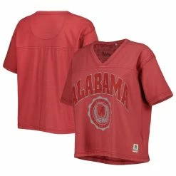 Pressbox Women's Crimson Alabama Crimson Tide Sycamore Edith Waist-Length V-Neck T-Shirt -Nike Sales Store DSCO1161629818 2840 ALT1