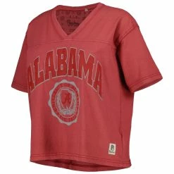 Pressbox Women's Crimson Alabama Crimson Tide Sycamore Edith Waist-Length V-Neck T-Shirt -Nike Sales Store DSCO1161629818 2840 ALT2