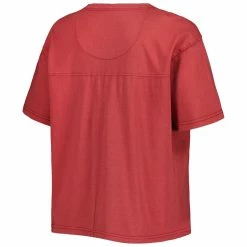 Pressbox Women's Crimson Alabama Crimson Tide Sycamore Edith Waist-Length V-Neck T-Shirt -Nike Sales Store DSCO1161629818 2840 ALT3