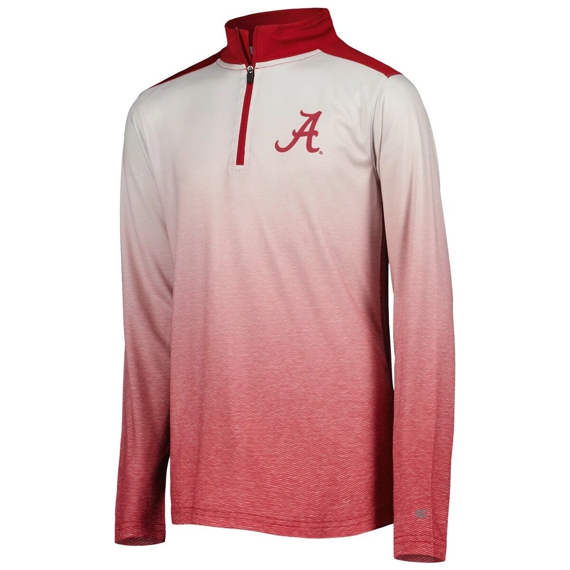 Colosseum Youth White/Crimson Alabama Crimson Tide Max Quarter-Zip Jacket 5 Colosseum Youth White/Crimson Alabama Crimson Tide Max Quarter-Zip Jacket - Image 3